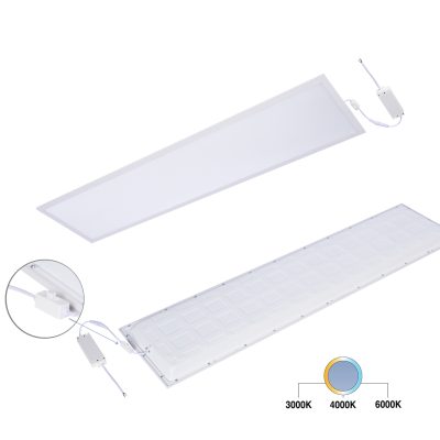 LED-Panel SLIMFLUX BL UGR CCT PRO 38W 4300lm 300040006000K UGR<19 Ra90 1.2m IP20