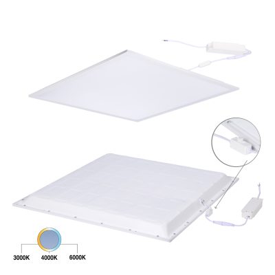 LED-Panel SLIMFLUX BL UGR CCT PRO 38W 4300lm 300040006000K UGR<19 Ra90 595mm IP20