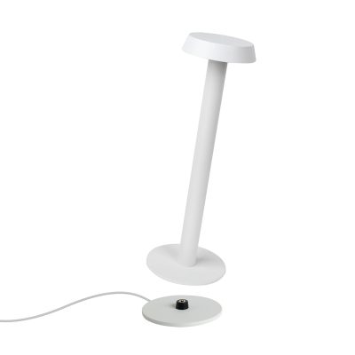 MARAMA Akku-Tischleuchte+Ladestation - 2W, 1800-4000K, 100lm, DIM, weiss