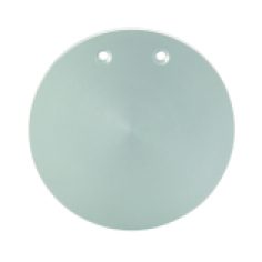 LED Profil P06H, Endkappen 6 StÃ¼ck, 3 mit Bohrung - 3 ohne, Metall