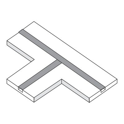 Aluprofil GIPSKARTONPLATTEN MIT PROFIL : P090 65mm 23mm 13mm
