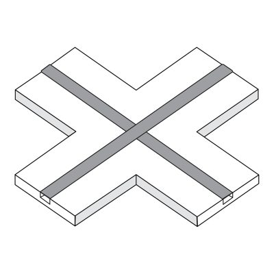 Aluprofil GIPSKARTONPLATTEN MIT PROFIL : P090 34mm 13mm