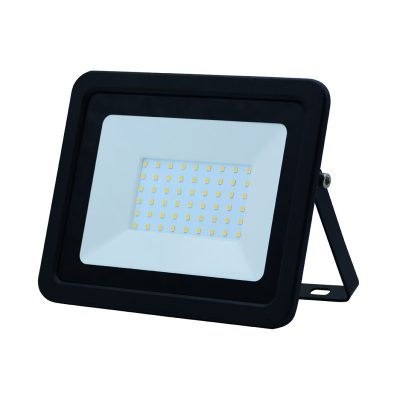 LED-Strahler PANTH ST 50W 4000lm 6500K 120° Kabelenden IP65 Schwarz 226mm