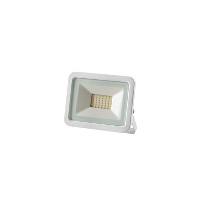 LED-Strahler PANTH ST 30W 2400lm 4000K 120° Kabelenden IP65 Weiß