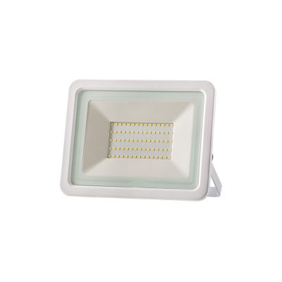 LED-Strahler PANTH ST 50W 4000lm 6500K 120° Kabelenden IP65 Weiß 206mm