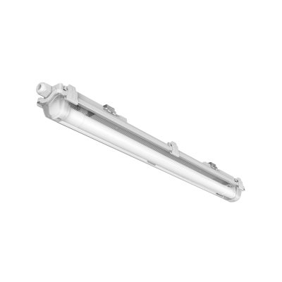 LED-Feuchtraumleuchte DAMP PROOF IP65 KOMPLETT MIT 1 LED RÖHRE 10W 750lm 6000K 665mm