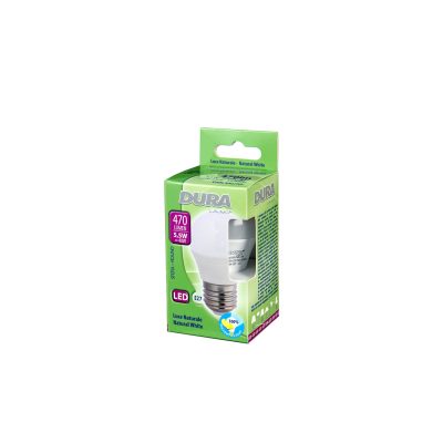 LED-Lampe E27 KUGEL LED 5W 480lm 4000K 240°