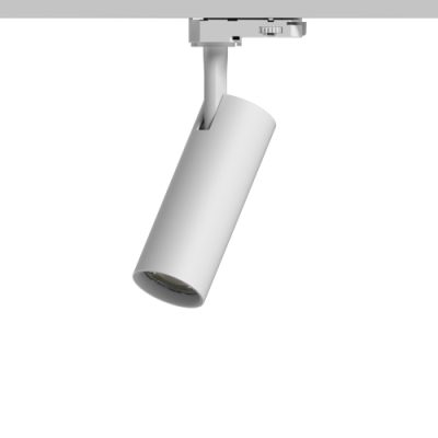 DURA BEAM 3 Phasen Strahler - 12W, 4000K, 990lm, 15°, Ra90, ø50mm, 220-240V, weiss