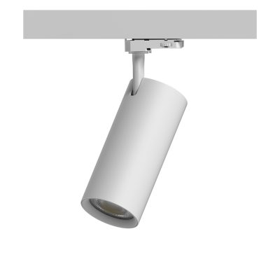 DURA BEAM 3 Phasen Strahler - 40W, 4000K, 3700lm, 36°, Ra90, ø80mm, 220-240V, weiss