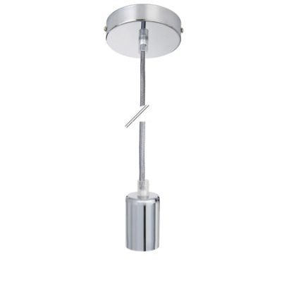 LED-Lampe AUFHÄNGEKABEL E27 Chrom