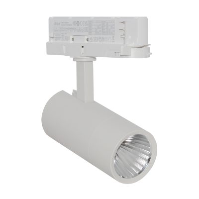 Stromschienenstrahler UNO TRACK LIGHT 20W 2350lm 3000K 36° Eurostandard IP20 Weiß