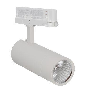 Stromschienenstrahler UNO TRACK LIGHT 29W 3300lm 4000K 36° Eurostandard IP20 Weiß