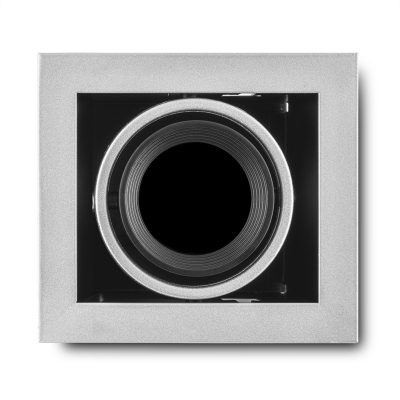 Leuchte DURABLE VERSENKTE EINSTELLBARE OPTIK Silbergrau GU10 IP20 110mm