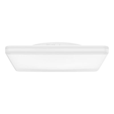 PUSH-Turn Budget LED-Deckenleuchte CCT - 310x310mm, 20W, 2700-6500K, IP54 Weiss exkl. Montageplatte