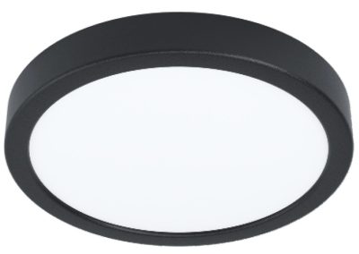 EGLO FUEVA 5 AUFBAULEUCHTE Ø210 SCHWARZ 17W-2000LM/3000K - DIMMBAR