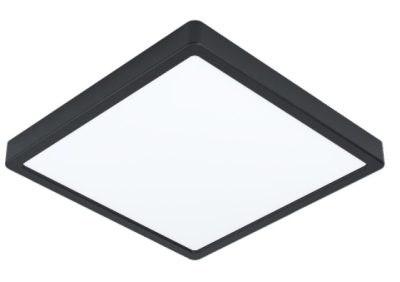 EGLO FUEVA 5 AUFBAULEUCHTE 285X285 SCHWARZ 20,5W-2400LM/3000K - IP44