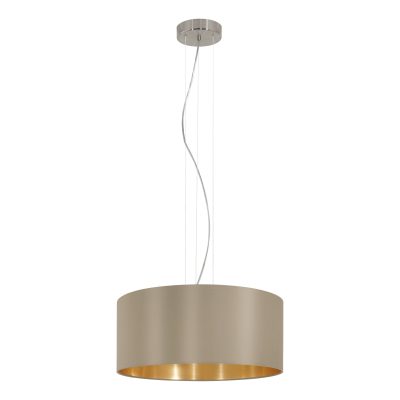 Eglo MASERLO Hängeleuchte Nickel-Matt. 3-flammig