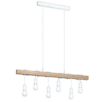 EGLO HL/6 E27 WEISS/EICHE TOWNSHEND