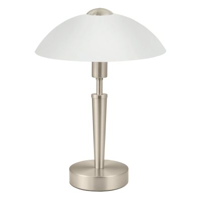 Eglo SOLO 1 Tischleuchte Nickel-Matt