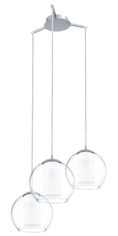 EGLO HL/3 E27 CHROM/KLAR/SATINIERT BOLSANO