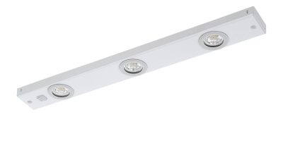 Eglo KOB LED Kücheneinbauleuchte Weiß. 3-flammig