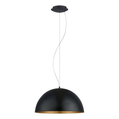 Eglo GAETANO 1 Pendelleuchte Gold. Schwarz. 1-flammig