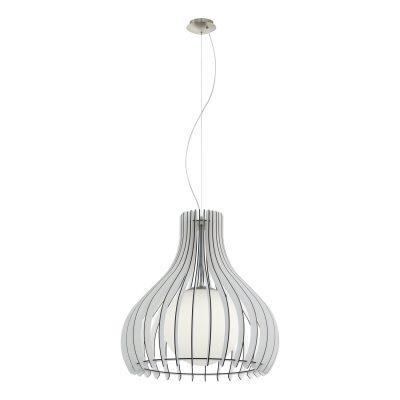 Eglo TINDORI Pendelleuchte Nickel-Matt. 1-flammig