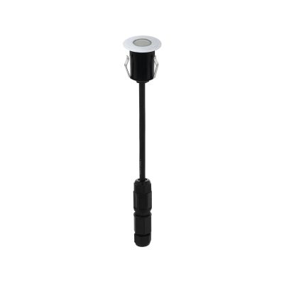 Eglo TRONTO Bodeneinbauleuchte LED Edelstahl. Schwarz. 1-flammig