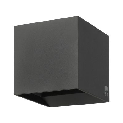 CALPINO PRO LED Aussenwandleuchte - 2x3,3W, 680Lm, 3000K, IP65, schwarz - dimmbar
