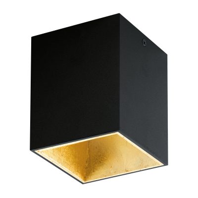 EGLO LED-DL 100X100 SCHWARZ/GOLD POLASSO