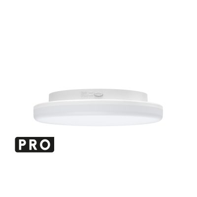 PUSH-Turn PRO LED-Deckenleuchte - Ø260mm, 17W, 2700-4000K, IP54, Weiss