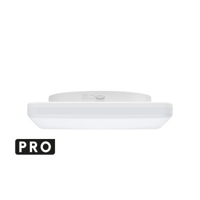 PUSH-Turn PRO LED-Deckenleuchte - 260mx260m, 17W, 2700-4000K, IP54, Weiss