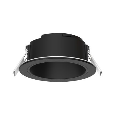 LED Downlight EXMO tiefer Rahmen Rund - Schwarz / Schwarz