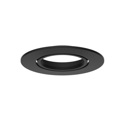 LED Downlight EXMO Einbaurahmen Rund Schwenkbar - Schwarz