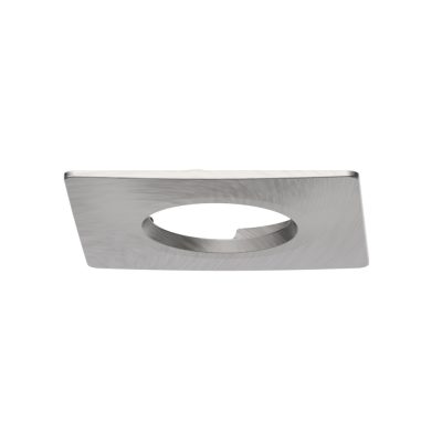 LED Downlight EXMO Einbaurahmen Quadratisch Starr - Stahl gebürstet