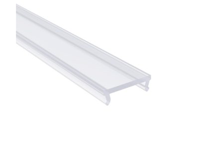 LED Alu Profil LEDLINE 20 Abdeckung. Flach. transparent. . 2m