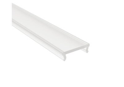 LED Alu Profil LEDLINE 20 Abdeckung. Flach. Opal. . 2m