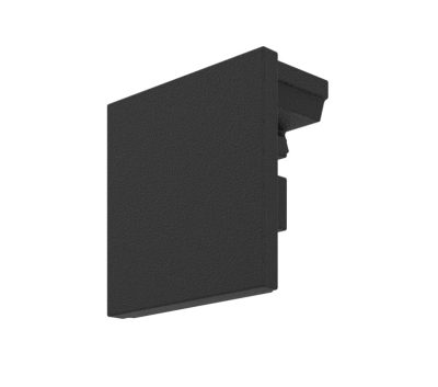 LED Alu Profil LEDLINE 20 | H | Endkappe Schwarz. 2 Stk