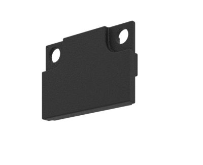 LED Alu Profil LEDLINE20 | LOW | Endkappe 10x20x14mm. Schwarz