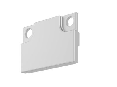 LED Alu Profil LEDLINE20 | LOW | Endkappe 10x20x14mm. Silber