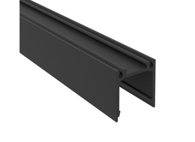 LED Alu Profil LEDLINE20 | STANDARD | Serie.  Schwarz . 2m