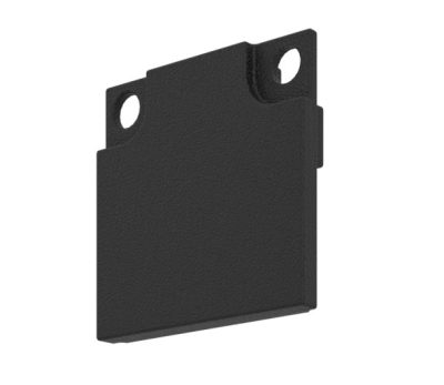 LED Alu Profil LEDLINE20 | STANDARD | Endkappe 10x20x20mm. Schwarz