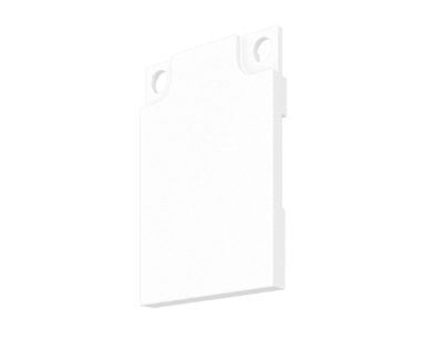 LED Alu Profil LEDLINE20 | STANDARD | Endkappe 10x20x29mm. Weiss