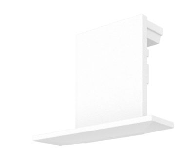 LED Alu Profil LEDLINE20 | RECESSED | Endkappe 10x34x26mm. Weiss