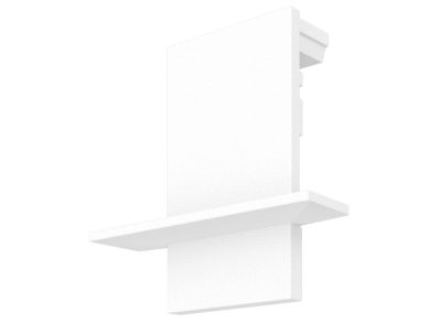 LED Alu Profil LEDLINE20 | RECESSED | Endkappe 10x34x35mm. Weiss