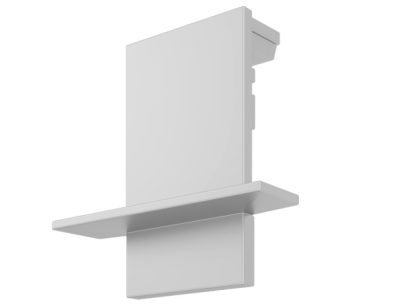 LED Alu Profil LEDLINE20 | RECESSED | Endkappe 10x34x35mm. Silber
