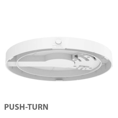PUSH-Turn LED-Deckenleuchte - Montageplatte DM 200mm