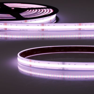 LED Flexband AQUA COB RGB+Warmweiß 3000K IP68 wasserdicht, 24V, 20W/m, 896 LED/m, 5m Rolle