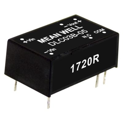 MEANWELL DLC03C-15 DC/DC-Conv 36-75V:+/-15V 100mA 3W