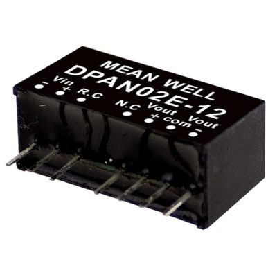 MEANWELL DPAN02E-05 DC/DC-Conv 4,5-9V:+/-5V 200mA 2W